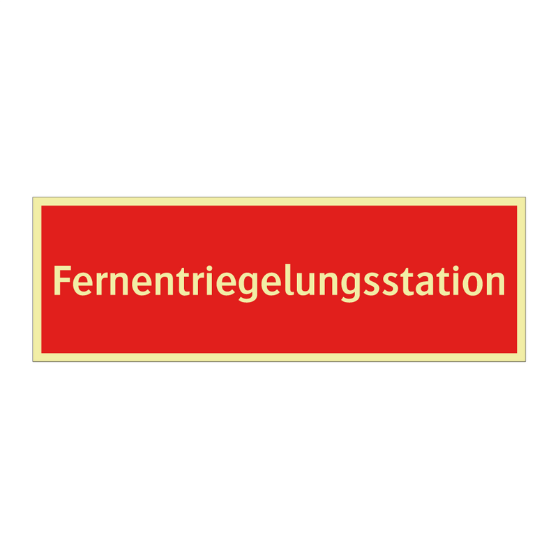 Fernentriegelungsstation