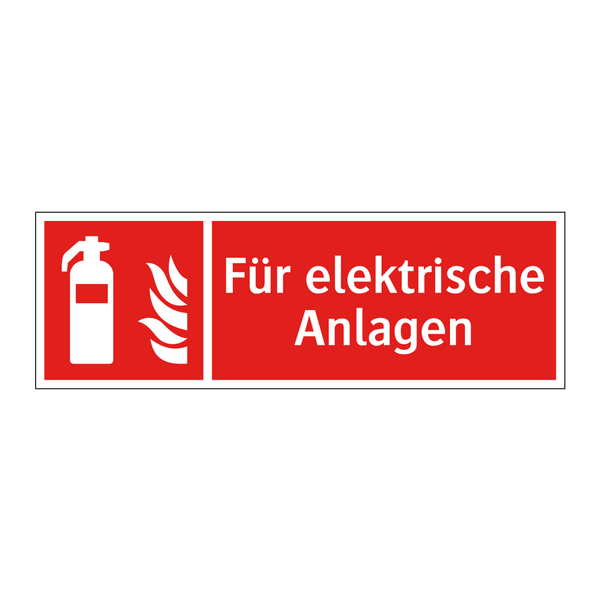 Für elektrische Anlagen