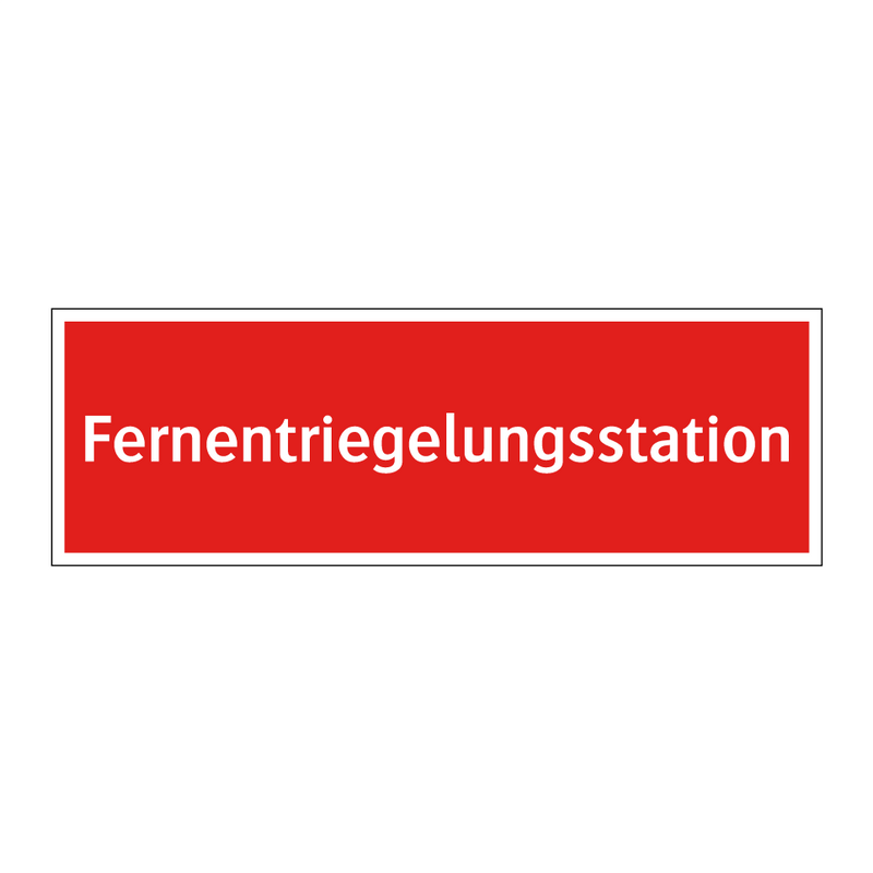 Fernentriegelungsstation