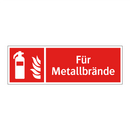 Für Metallbrände