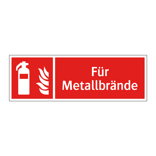 Für Metallbrände