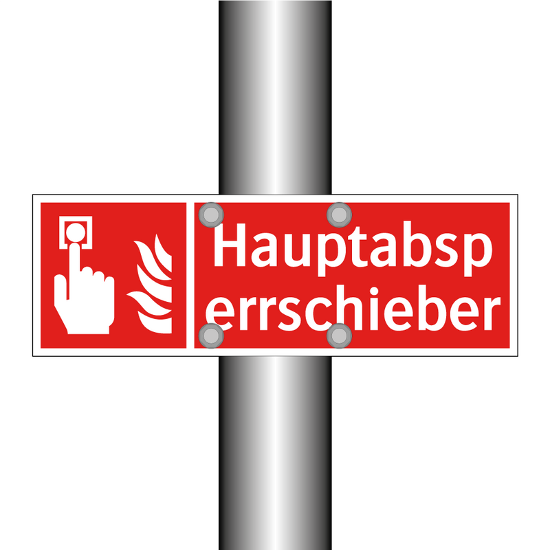 Hauptabsperrschieber