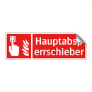 Hauptabsperrschieber