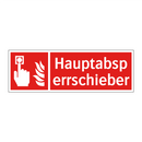 Hauptabsperrschieber