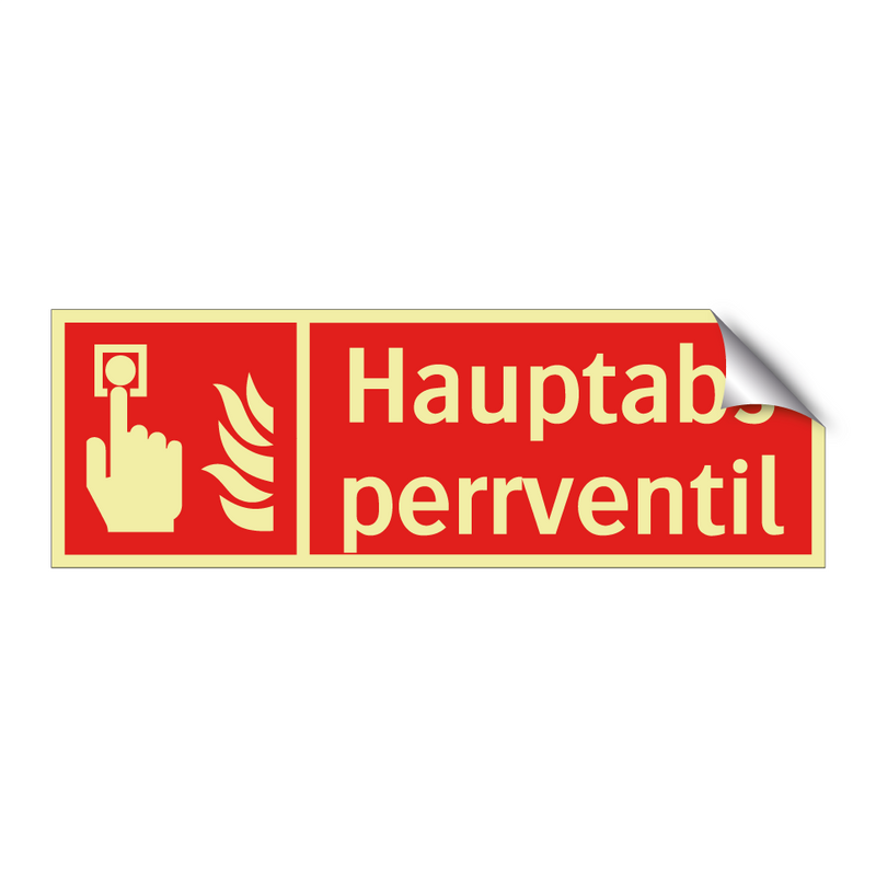 Hauptabsperrventil