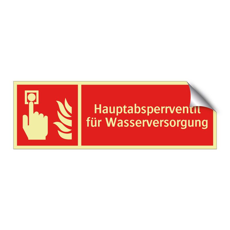 Hauptabsperrventil für Wasserversorgung
