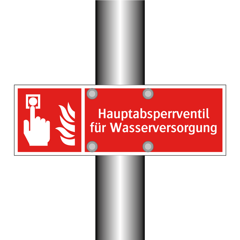 Hauptabsperrventil für Wasserversorgung