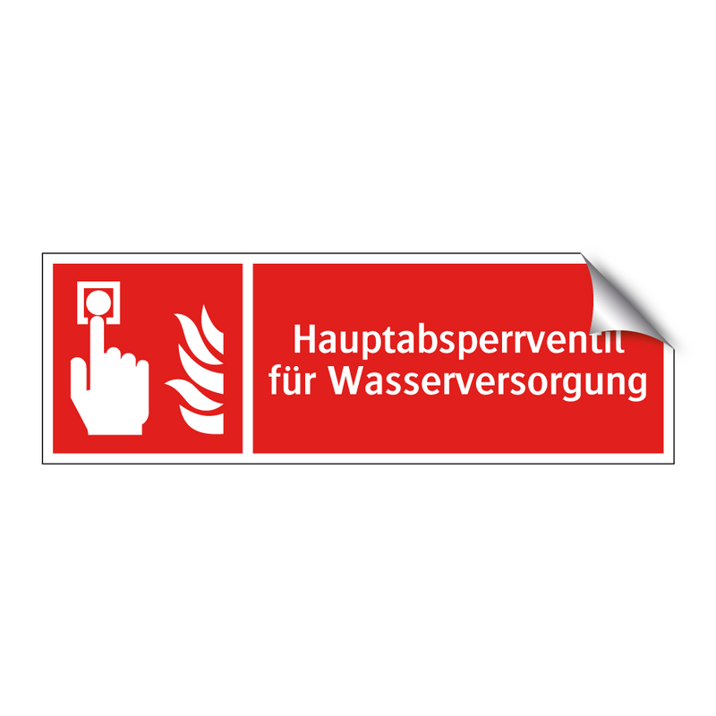 Hauptabsperrventil für Wasserversorgung