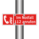 Im Notfall 112 anrufen