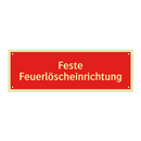 Feste Feuerlöscheinrichtung