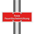 Feste Feuerlöscheinrichtung