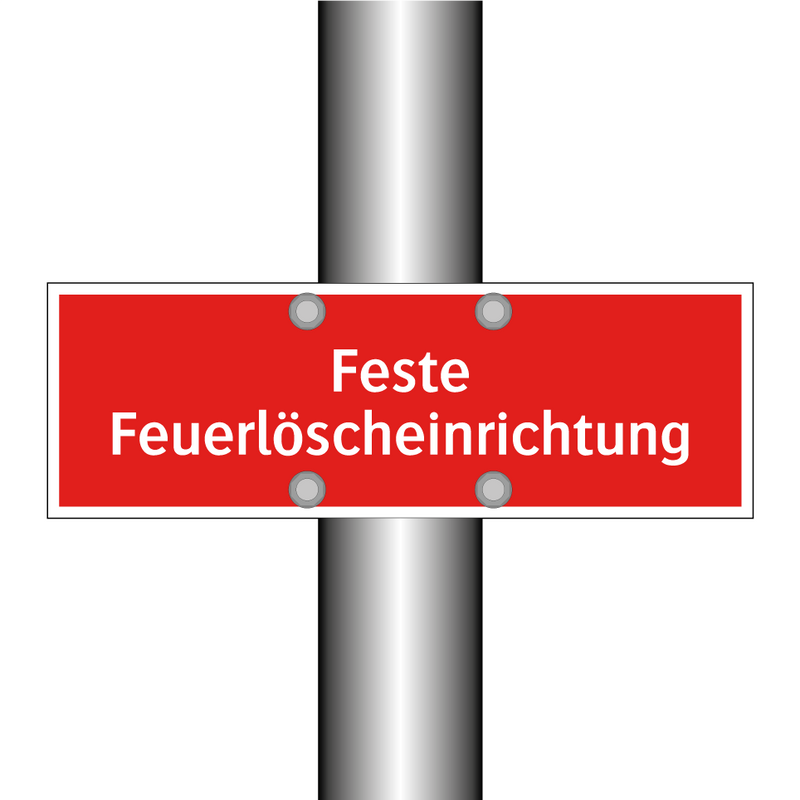 Feste Feuerlöscheinrichtung