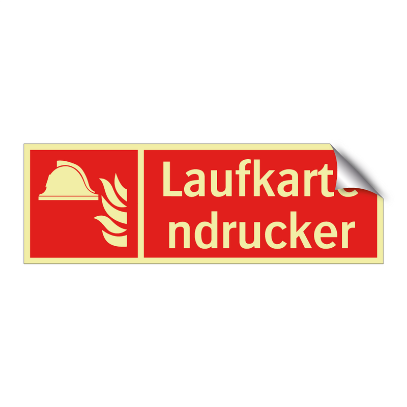 Laufkartendrucker