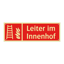 Leiter im Innenhof