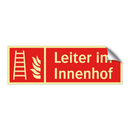 Leiter im Innenhof
