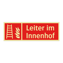 Leiter im Innenhof