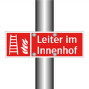 Leiter im Innenhof