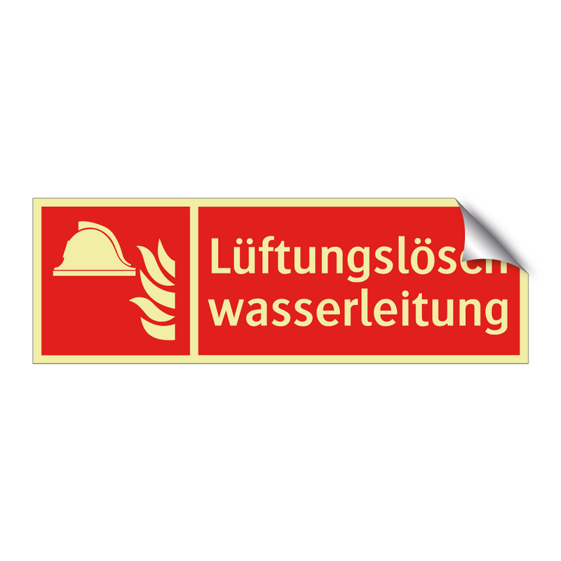 Lüftungslöschwasserleitung