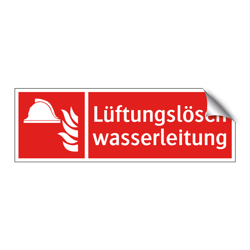 Lüftungslöschwasserleitung