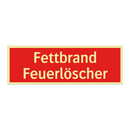 Fettbrand Feuerlöscher