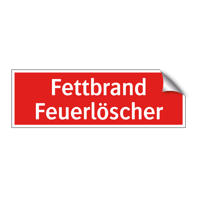 Fettbrand Feuerlöscher