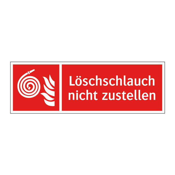 Löschschlauch nicht zustellen