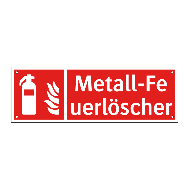 Metall-Feuerlöscher