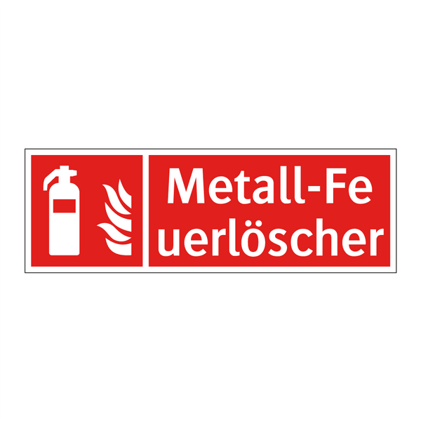 Metall-Feuerlöscher