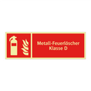 Metall-Feuerlöscher Klasse D