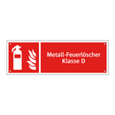 Metall-Feuerlöscher Klasse D