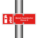 Metall-Feuerlöscher Klasse D