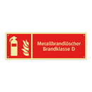 Metallbrandlöscher Brandklasse D