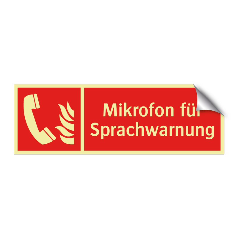 Mikrofon für Sprachwarnung