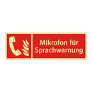 Mikrofon für Sprachwarnung