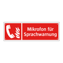 Mikrofon für Sprachwarnung