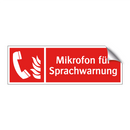 Mikrofon für Sprachwarnung