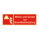 Mittel und Geräte zur Brandbekämpfung