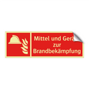 Mittel und Geräte zur Brandbekämpfung