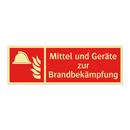 Mittel und Geräte zur Brandbekämpfung