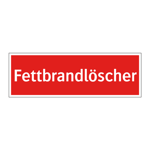 Fettbrandlöscher