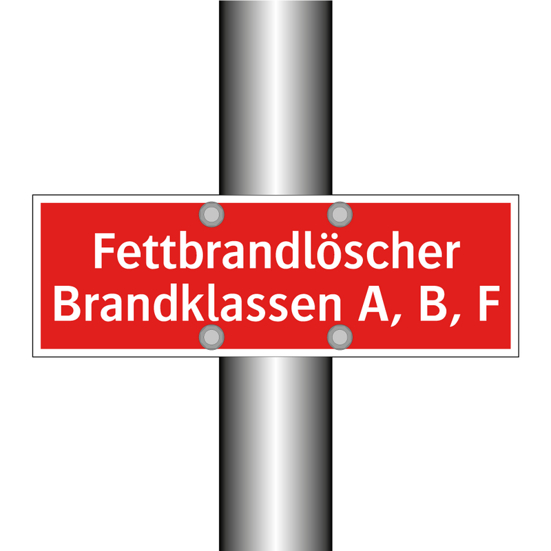 Fettbrandlöscher Brandklassen A, B, F