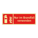 Nur im Brandfall verwenden