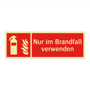 Nur im Brandfall verwenden