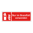 Nur im Brandfall verwenden