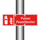 Pulver Feuerlöscher