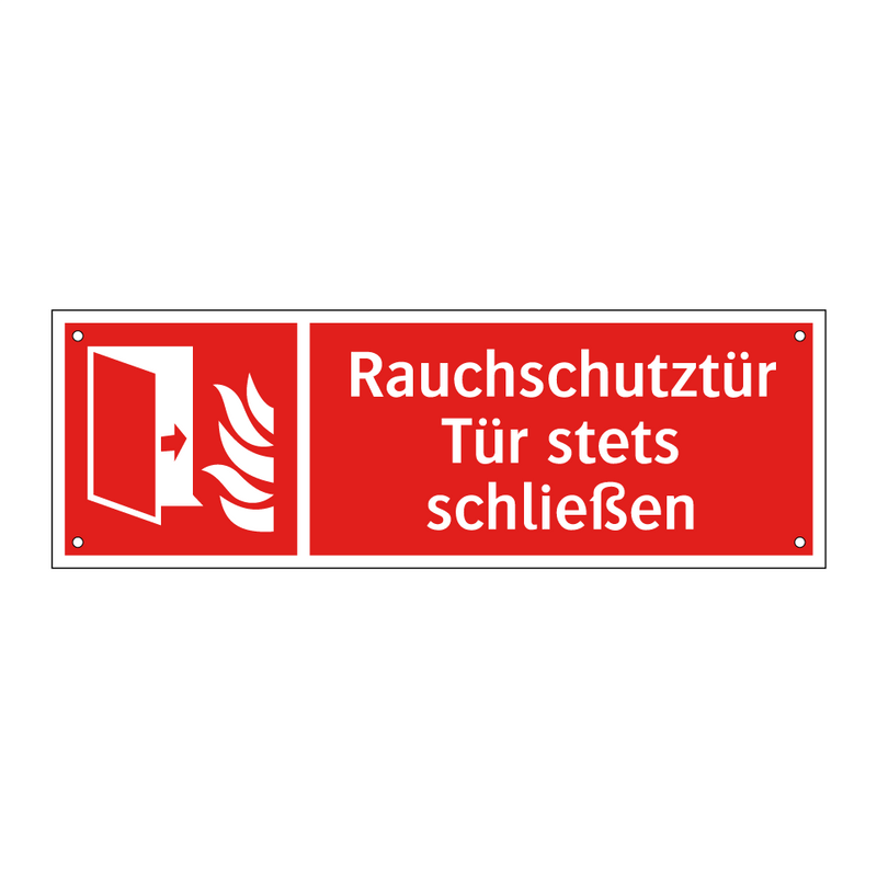 Rauchschutztür Tür stets schließen