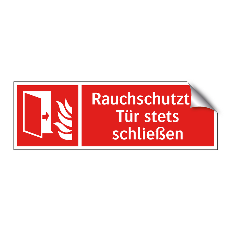 Rauchschutztür Tür stets schließen