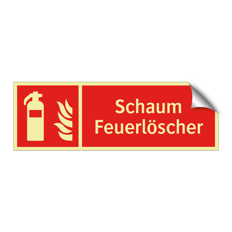 Schaum Feuerlöscher