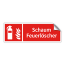 Schaum Feuerlöscher