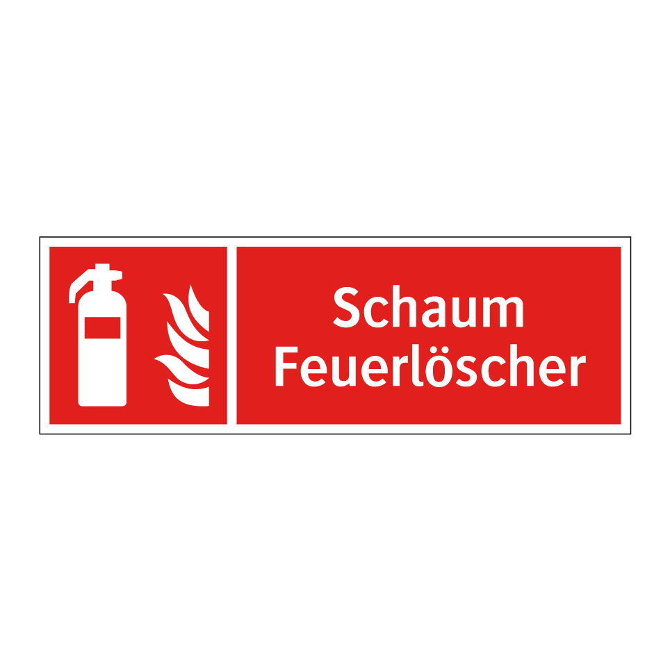 Kauf Schaum Feuerlöscher schild | SignOnline | DE-F2479
